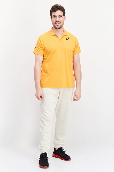 Asics Men Sportswear Fit Tennis Polo Shirt, Orange