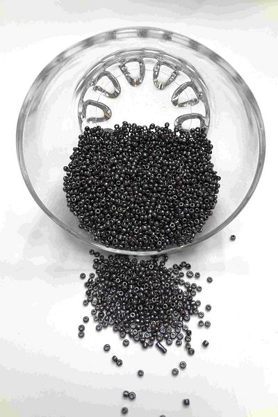 Hayalperest boncuk Χάντρες Μαύρης Άμμου 2 Mm 50 γρ