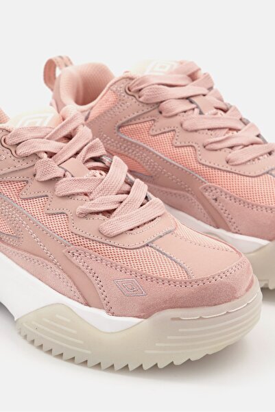 UMBRO Women Exert Max Lace Up Running Shoes, Pink Combo