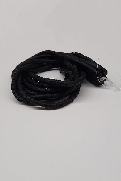 Hayalperest boncuk Μαύρες χάντρες ζύμης Fimo 6mm