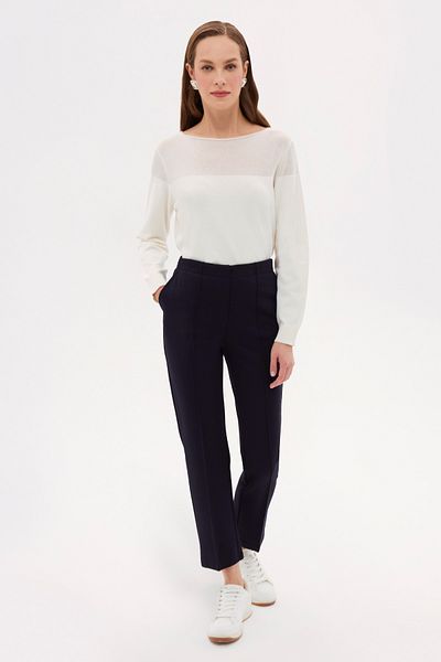 Naramaxx Front Stitched Slim Fit Knitted Trousers