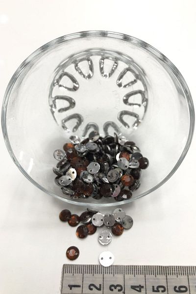 Hayalperest boncuk Brown Round Plastic Planting Stone 20 gr