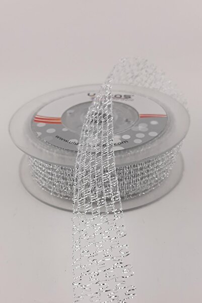 Hayalperest boncuk شريط شبكي فضي اللون 20 متر 2.5 سم