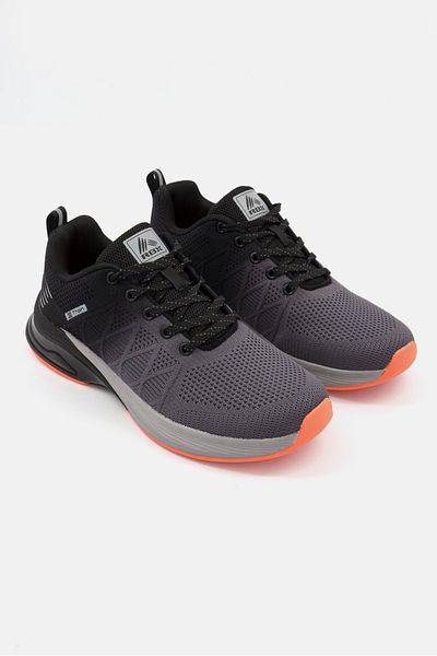 RBX Men Lace Up Running Sports Shoe, Dark Grey