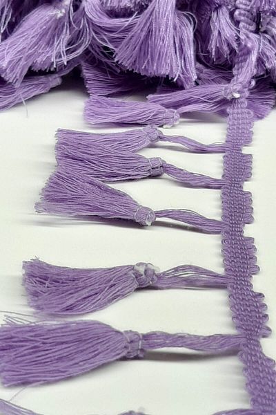 Hayalperest boncuk Lilac Cotton Fringe Tassel