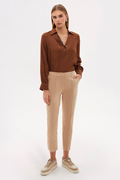 Naramaxx Paçası Çıtçıt Detaylı Pantolon