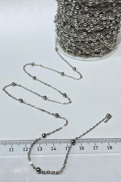 Hayalperest boncuk Μεταλλική Μαζική Αλυσίδα Κολιέ 5 Mt
