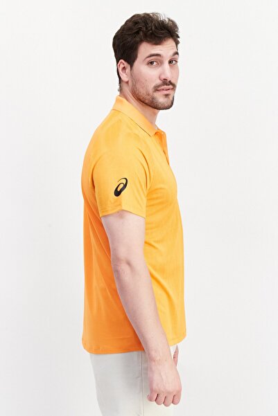 Asics Men Sportswear Fit Tennis Polo Shirt, Orange