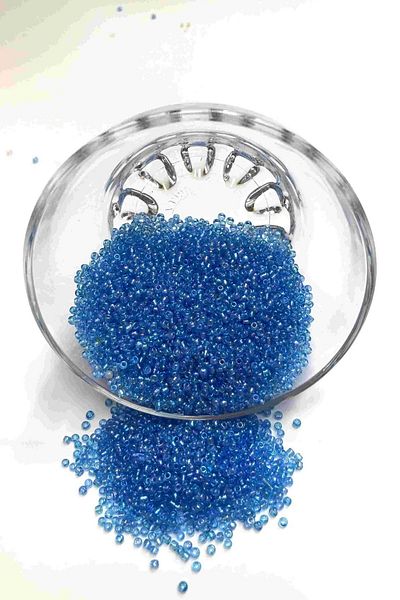 Hayalperest boncuk Shiny Blue Sand Beads 2 mm 50 Gr