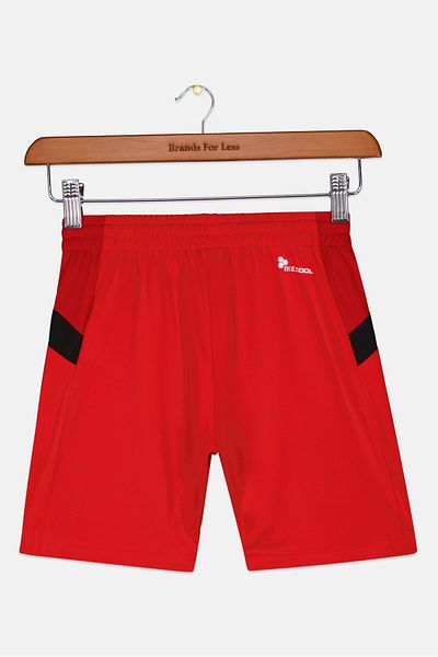 hummel Kids Boy Sportswear Fit Training Shorts, Red