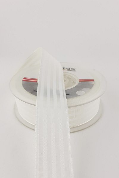 Hayalperest boncuk Κορδέλα ταφτά ριγέ 2,5 cm 20 Mt