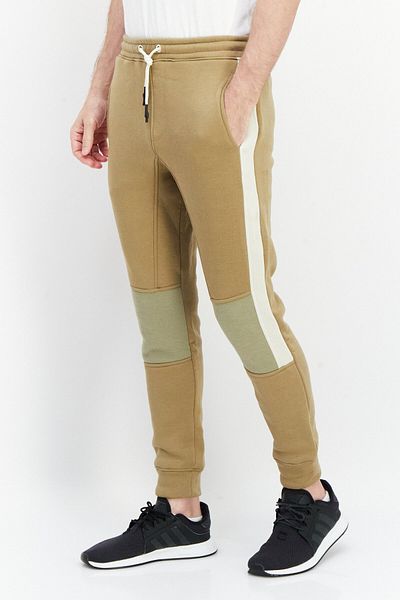 Burnside Men Regular Fit Plain Sweatpants, Brown