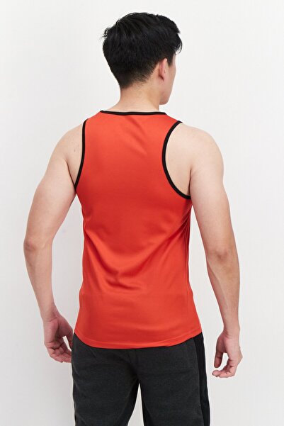 Asics Men Sportswear Fit Brand Logo Training Vest, Red