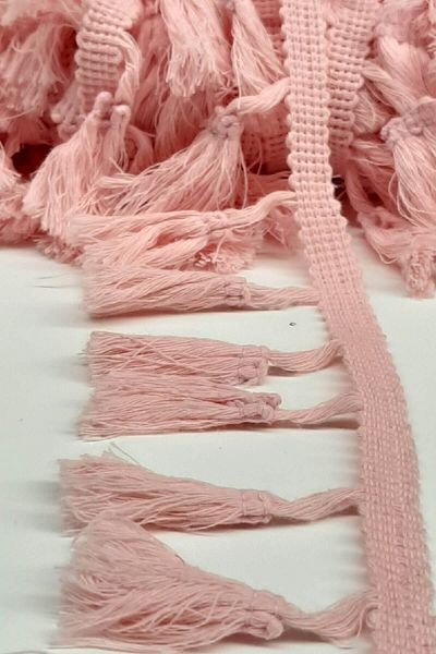 Hayalperest boncuk Powder Colored Cotton Fringe Tassel