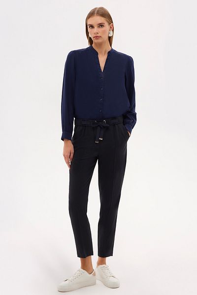 Naramaxx Carrot Form Trousers with Tie Waist