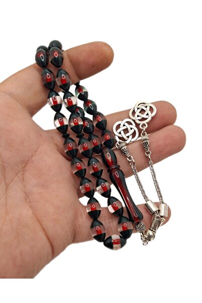 Han Ticarethane Verde Alb Culoare Verniz Pudră Chihlimbar Tesbih