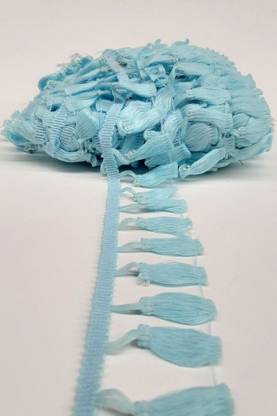 Hayalperest boncuk Light Blue Cotton Fringe Tassel