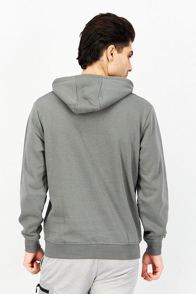 UMBRO Men Sportswear Fit Long Sleeve Running Sweatshirt, Teal Olive/grey