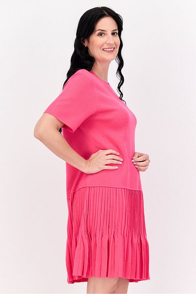 Esprit Women Knitted Mini Dress, Pink
