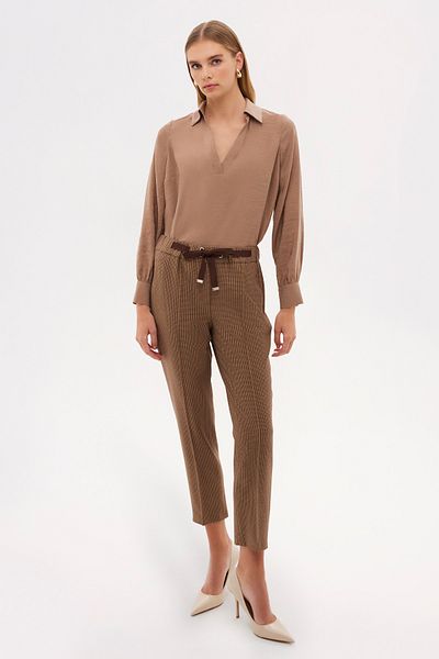 Naramaxx Carrot Form Trousers with Tie Waist