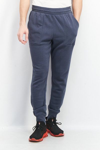gaiam Men Slim Fit Brand Logo Training Sweatpants, Cool Grey