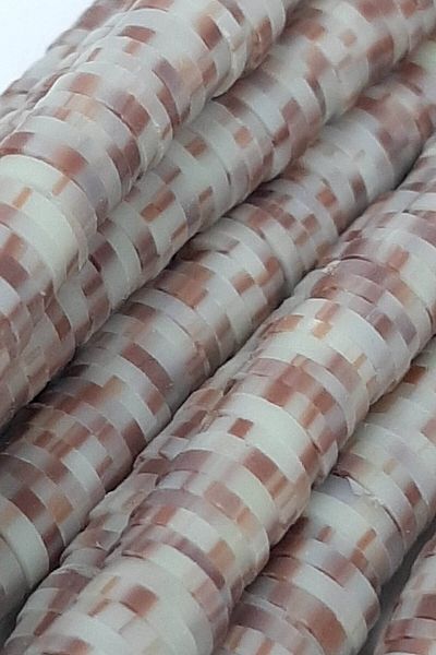 Hayalperest boncuk Coffee Patterned Fimo Dough Bead 6 Mm