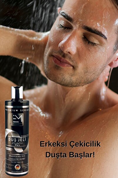 EM AMANOS BEAUTY Erkek Duş Jeli - Miami Kokusu - Doğal Bitki Özleri Hyaluronik Asit Ve B5 Vitamini Içerir
