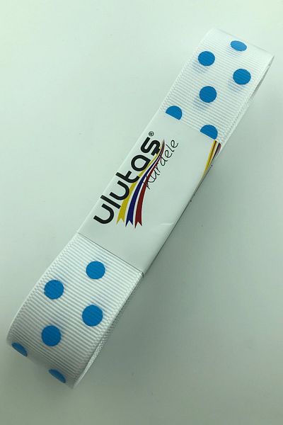 Hayalperest boncuk Κορδέλα Grosgrain 2,5 cm - Σχέδιο πουά