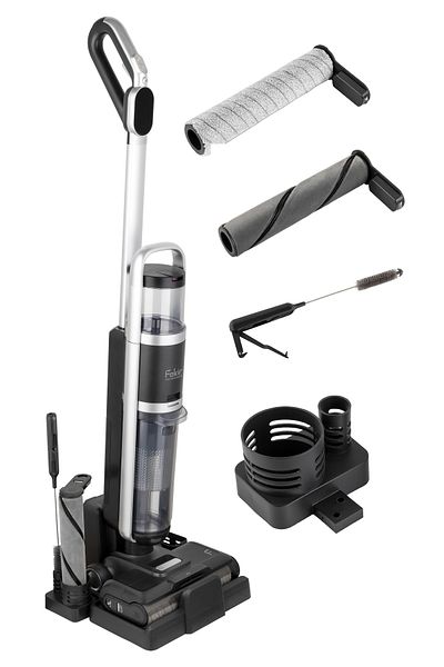 Fakir WD7 Pure Clean Vacuum Cleaner (Mop+Vacuum Cleaner), 300W, 28.8V, 40 min, HEPA, LCD, Self-cleaning