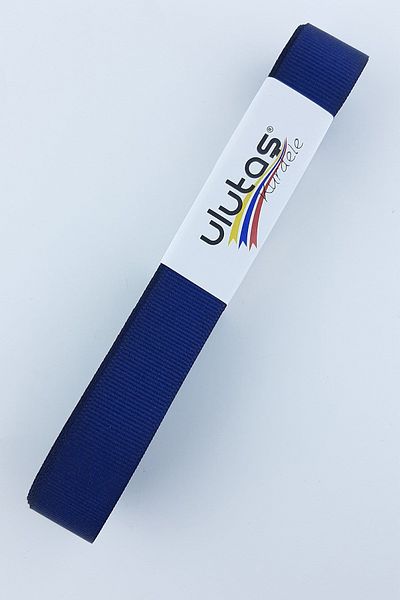 Hayalperest boncuk Κορδέλα Grosgrain - Navy Blue 2 cm 10 Mt