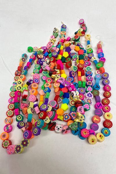 Hayalperest boncuk Figured Fimo Bead Set 8 Strings