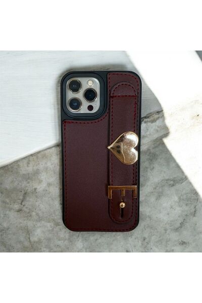 casewordtr Iphone 14 Pro Max Uyumlu Deri Kişiye Özel Harfli Telefon Kılıfı ( ...