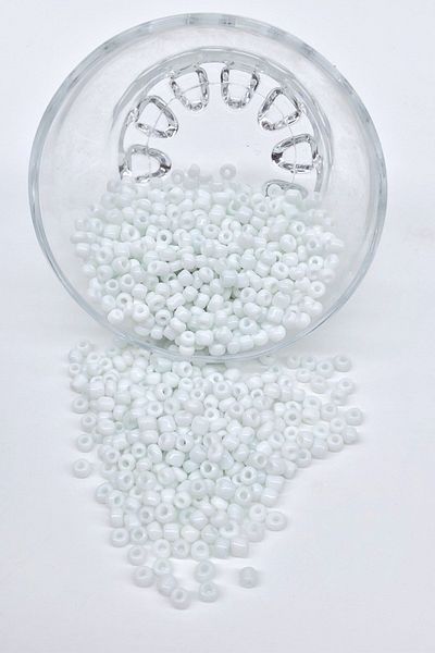 Hayalperest boncuk Γυαλιστερές λευκές χάντρες άμμου 4 mm