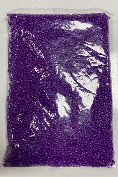 Hayalperest boncuk Σκούρο Μωβ Χάντρες Άμμου 3 Mm 500 γρ