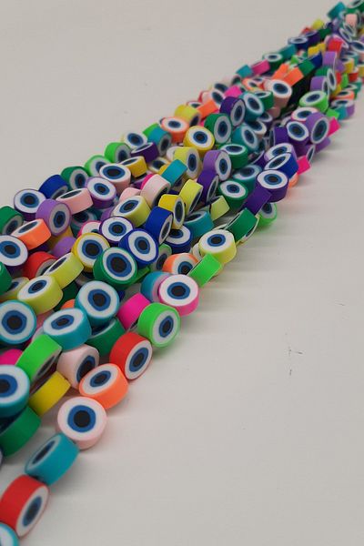Hayalperest boncuk Fimo Bead - Evil Eye Bead Pattern
