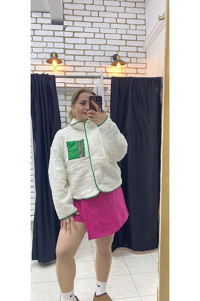 TUBA TOPTAŞ Plush Jacket