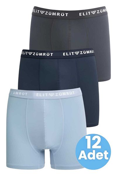 Uniquetrenders Ανδρικά βαμβακερά Lycra Boxers 12 Pack