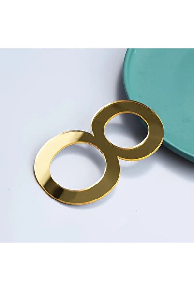 VENON Daire Kapı Numara Posta Kutusu Pleksi Gold Ayna Kendinden Yapışkanlı Ka...