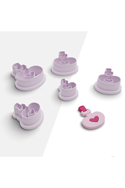 brocutters بوليمر كلاي على شكل إكسير الحب - قالب سيراميك ومجوهرات، رقم: 1240