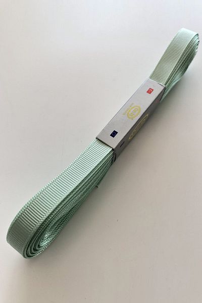 Hayalperest boncuk Panglică Grosgrain Verde Apă 1 Cm 10 Mt
