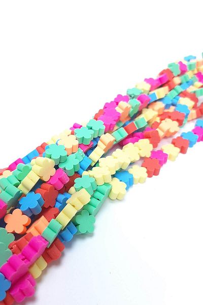 Hayalperest boncuk Daisy Model - Fimo Dough Beaded