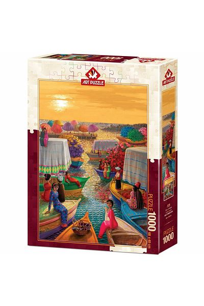 Art Puzzle Fabbatoys Flower Harbor 1000 قطعة