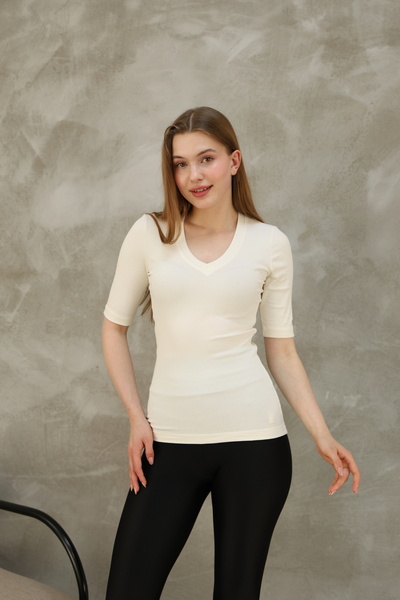 Phoenix Women Bluză de damă cu decolteu în V