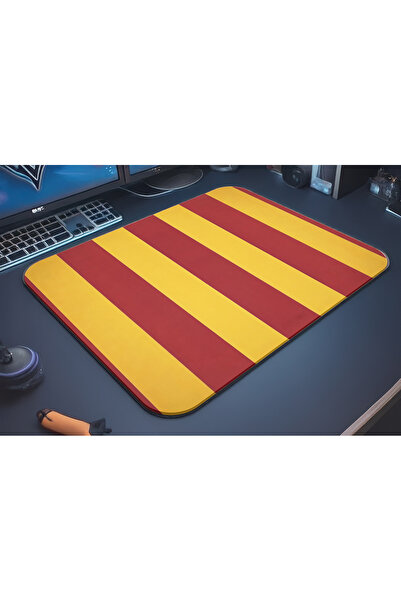 urzuva Sarı Kırmızı Gaming Oyuncu XL Mouse Pad Kaydırmaz Dikişli Mousepad 480...