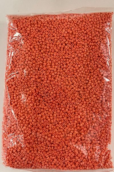 Hayalperest boncuk Χάντρες Ματ Πορτοκαλί Άμμου 3 Mm 500 γρ
