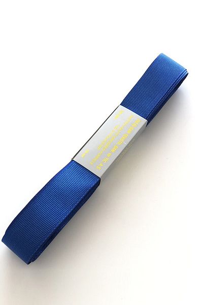 Hayalperest boncuk Panglică Grosgrain Albastră Saks 2 Cm 10 Mt