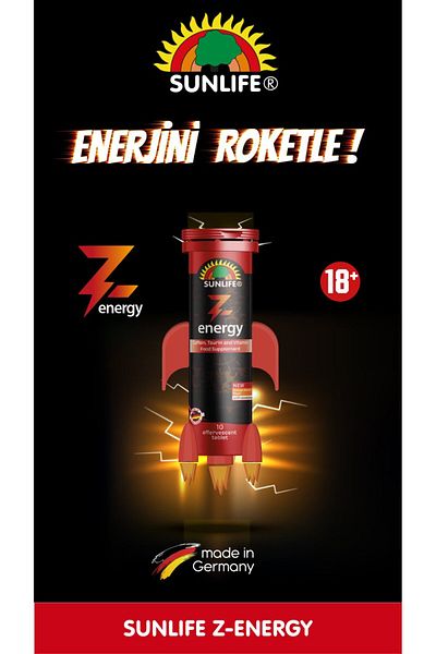 Sunlife Z Energy - Caffeine, Taurine and Vitamin Food Supplement