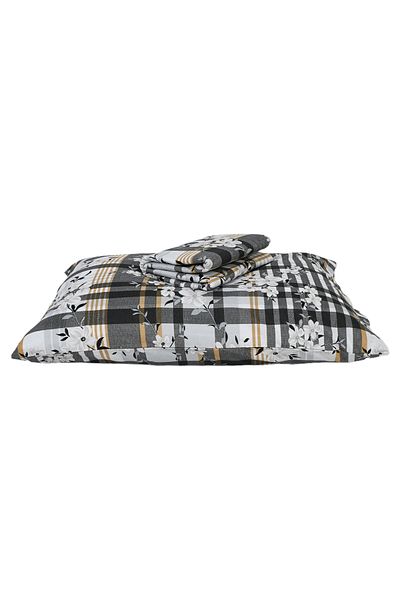femmhome Basic Ranforce Single Fitted Sheet Set 100X200 / 120X200 / 90X190 Stripes and Flowers