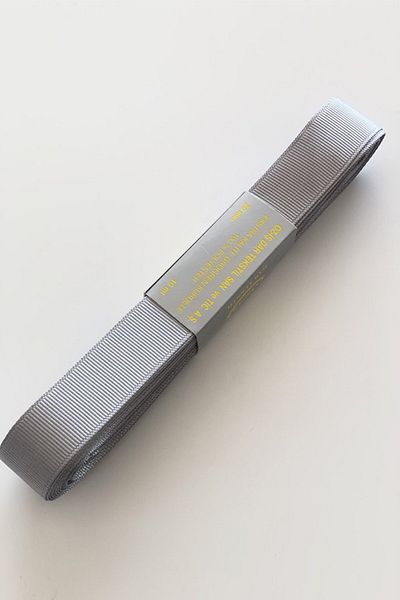 Hayalperest boncuk Panglică Grosgrain Gri 2 Cm 10 Mt