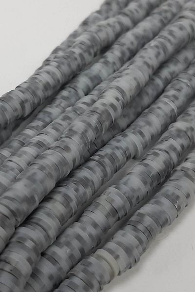 Hayalperest boncuk Gray Color Fimo Dough Bead 6 Mm